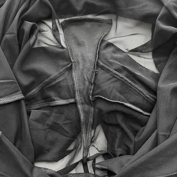 Torrid Mesh Catsuit - Long Sleeve Full Bodysuit One Piece Sheer Plus Lingerie 1X - Picture 8 of 14